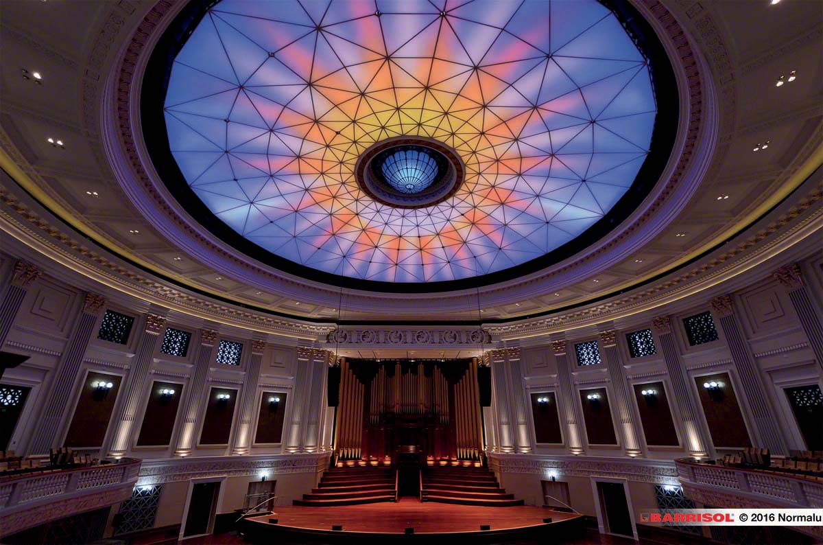 stretch ceiling in brisbane city hall