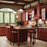 mahogany modern kitchen renovation