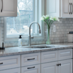 marble countertops on kitchen renovation