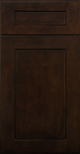 black cabinet door from highland series