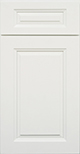 white cabinet door from highland series