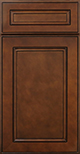 dark brown cabinet door from highland series