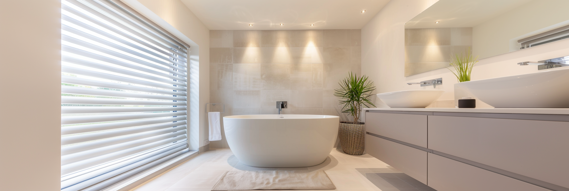 Tecumseh bathroom renovation by Keystone Kitchens.