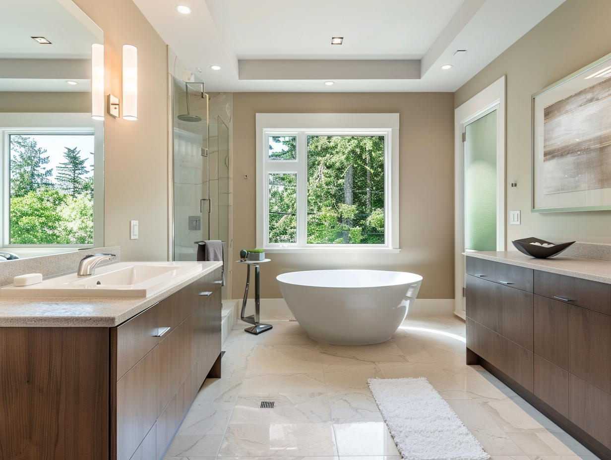 Keystone Kingsville new build bathroom.